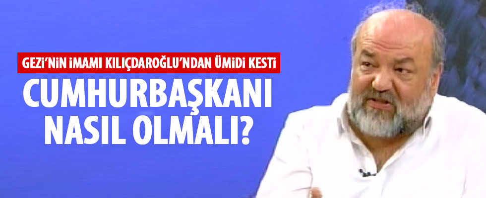 İhsan Eliaçık'ın cumhurbaşkanı profili
