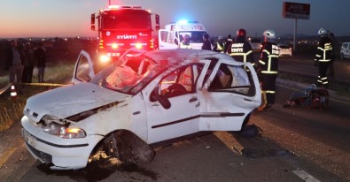 Otomobil Takla Attı Açıklaması 2 Ölü, 5 Yaralı