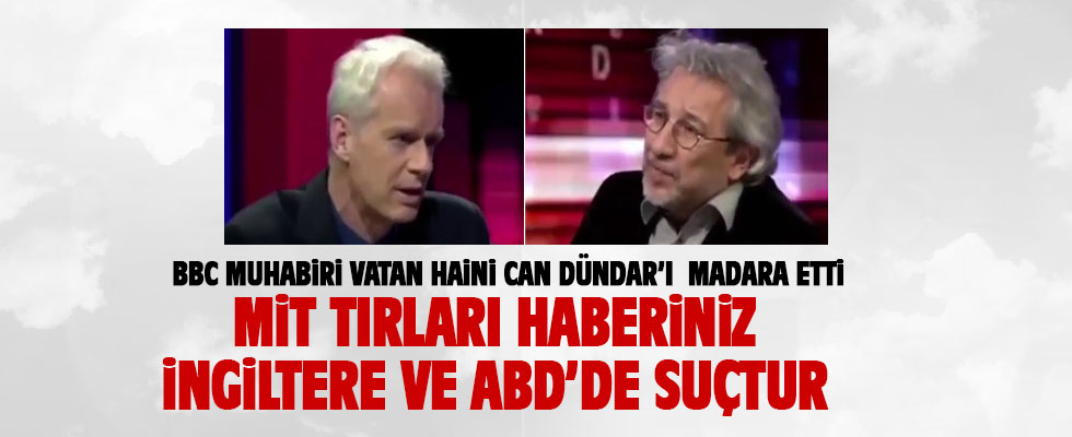 BBC sunucusu vatan haini Can Dündar'ı rezil etti