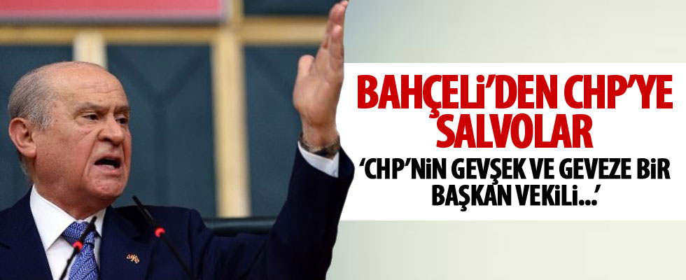 Devlet Bahçeli'den CHP'ye tepki