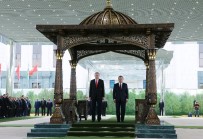 Cumhurbaşkanı Erdoğan, Özbekistan'da Resmi Törenle Karşılandı