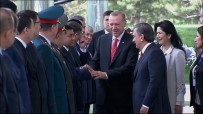 Erdoğan Özbekistan'da Resmi Törenle Karşılandı