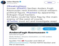 RASMUSSEN - Eski NATO Genel Sekreterinin Twitter Hesabı Hacklendi