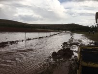 Hilvan'da Ekinleri Sel Suları Vurdu Haberi
