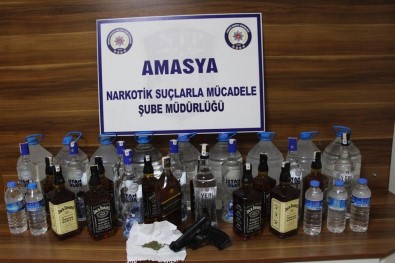 Amasya'da Uyuşturucu Operasyonunda 3 Tutuklama