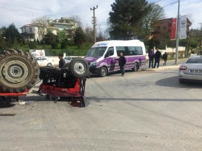 Bir Kişinin Öldüğü Traktör Kazasının Güvenlik Kamerası Ortaya Çıktı