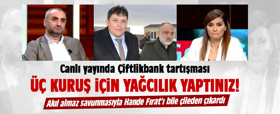 Canlı yayında Çiftlikbank tartışması