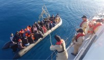 UMUT YOLCULUĞU - Ege'de Son 24 Saatte 203 Kaçak Göçmen Yakalandı