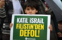 Filistin'deki Saldırı Bursa'da Protesto Edildi