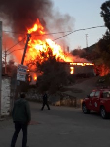 Güzelköy'de Ev Yangını