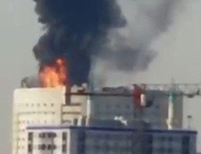 Taksim İlk Yardım Hastanesi'nde yangın