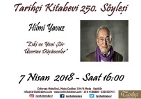 HILMI YAVUZ - Şair-Yazar Hilmi Yavuz Tarihçi Kitabevi'nde