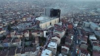 Taksim Eğitim Ve Araştırma Hastanesi'nde Çıkan Yangının Son Hali Havadan Görüntülendi