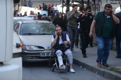 Taksim Eğitim Ve Araştırma Hastanesinde Yangında Kaçışma Anı Kamerada