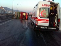 Boş Arı Kovanı Yüklü Kamyon Devrildi Açıklaması 2 Yaralı
