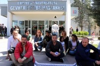İŞ GÜVENCESİ - Kadroya Geçmeyi Beklerken İşten Çıkarılan İşçiler 'Oturma' Eylemi Yaptı