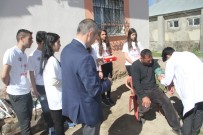 Malazgirt'te Meslek Lisesi Öğrencileri Yaşlı Ve Hasta Aileler İle Buluştu