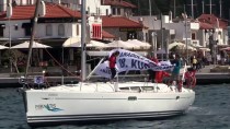 RÜZGARA KARŞı - Marmaris'te Yatlar Yelkenleri Anadolu Ajansı İçin Açtı