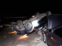 VİRANŞEHİR - Şanlıurfa'da Otomobiller Çarpıştı Açıklaması 4 Yaralı