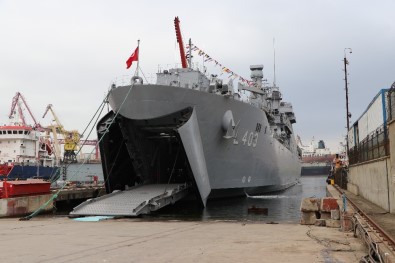 TCG Sancaktar Harp Gemisi Deniz Kuvvetlerine Teslim Edildi