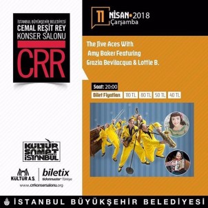 The Jive Aces, Türkiye'de İlk Kez Sahne Alıyor