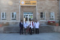 ELEKTRİKLİ BİSİKLET - Lise Öğrencileri, Elektrikle Çalışan Bisiklet Yaptı