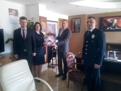 Polis Teşkilatından Başkan Arslan'a Ziyaret