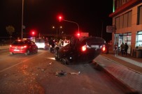 Takla Atan Otomobilin Sürücüsü Kaza Yerinden Kaçtı