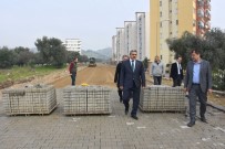 Başkan Alıcık Üst Yapı Çalışmalarını Yerinde İnceledi