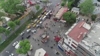 BEŞIKTAŞ MEYDANı - Beşiktaş Meydanı Havadan Görüntülendi