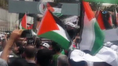 Filistinli İşçiler 1 Mayıs'ta Gösteri Düzenledi