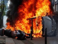 1 MAYIS İŞÇİ BAYRAMI - Fransa'da olaylı 1 Mayıs! Göstericiler polisle çatıştı
