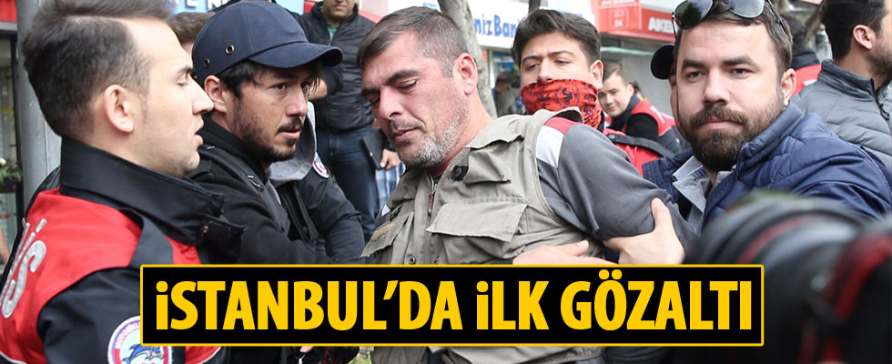Taksim'e yürümek isteyen göstericilere müdahale