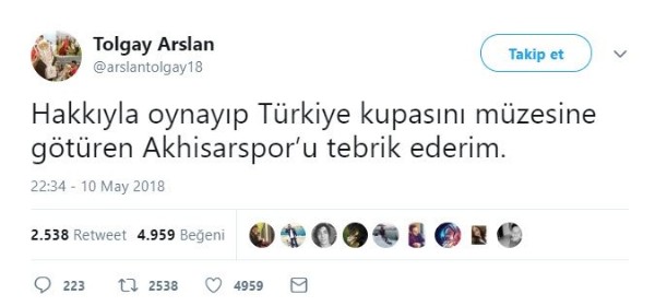 Tolgay Ali Arslan'dan kupa göndermesi! Fenerbahçe...
