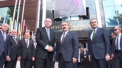 Cumhurbaşkanı Erdoğan BBP'yi Ziyaret Etti