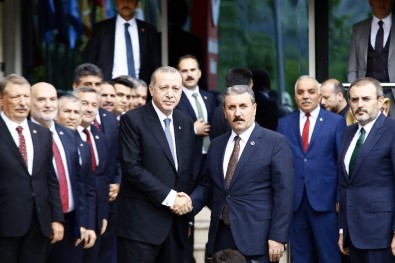 Cumhurbaşkanı Erdoğan Büyük Birlik Partisi'nde