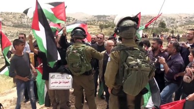 İsrail Askerlerinden Batı Şeria'daki Gösteriye Müdahale