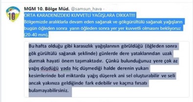 Meteorolojiden 'Dere Yataklarından Uzak Durun' Uyarısı