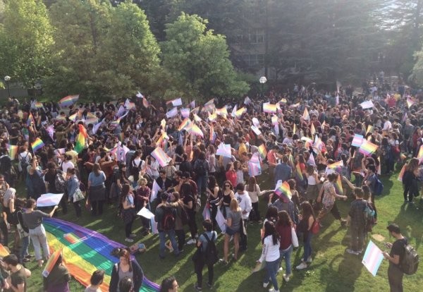 ODTÜ'de LGBT yürüyüşü