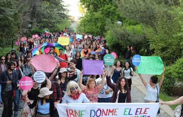 ODTÜ'de LGBT yürüyüşü
