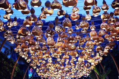 Alanya Su Kabağı Süslemeleriyle Işıl Işıl Oldu