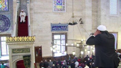 Diyanet İşleri Başkanı Erbaş, Süleymaniye Camisi'nde Hutbe Verdi