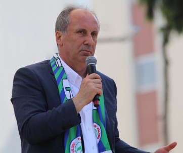 İnce Rize'de Konuştu