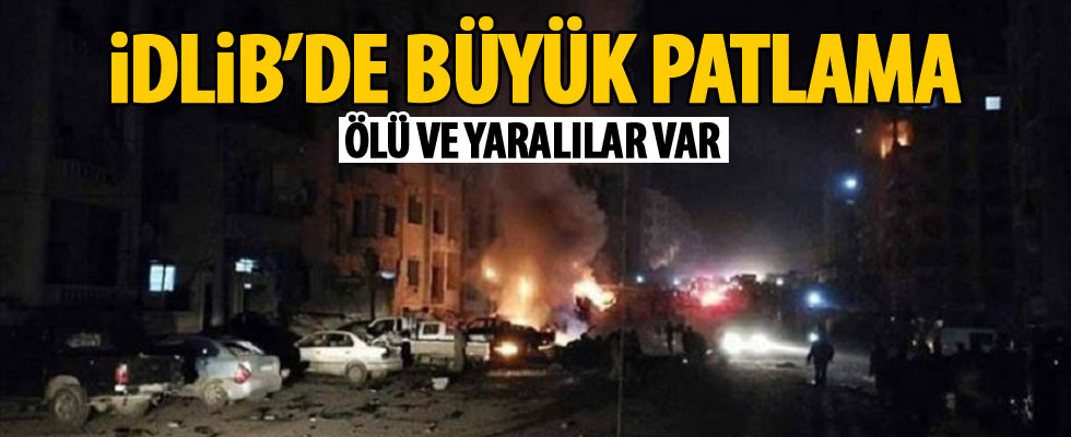İdlib'de patlama