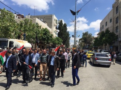 ABD Ramallah'ta Protesto Edildi
