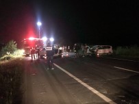 Tekirdağ'da Otomobiller Çarpıştı Açıklaması 2 Ölü, 1 Yaralı