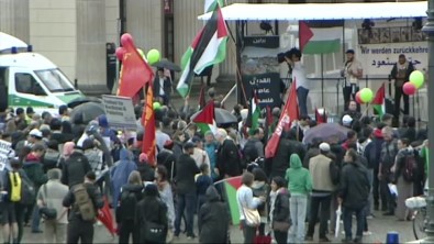 Almanya'da İsrail Protestosu