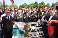 İL BAŞKANLARI - Binlerce Düzceli Filistin İçin Sokaklara Döküldü