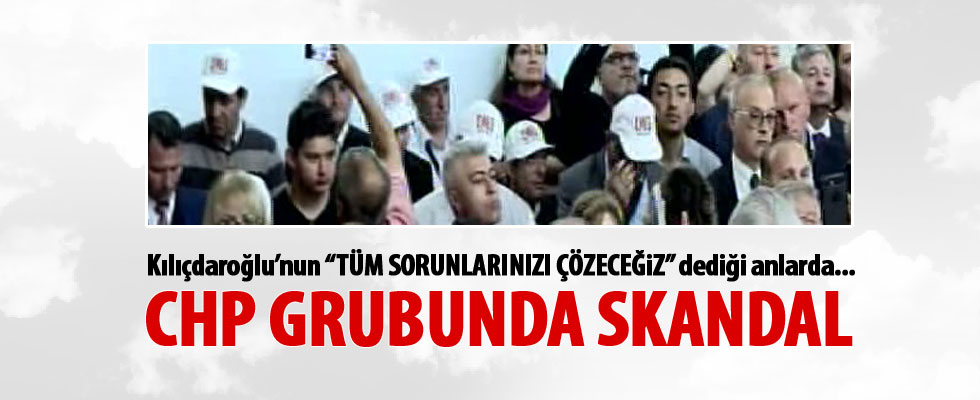 CHP grubunda skandal görüntüler