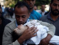 Gazze'de Filistinli bir bebek şehit oldu